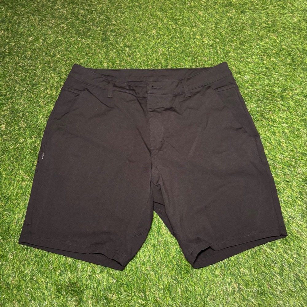 BYLT Premium Basics Everyday Short 8 Mens 36 Black Performance Stretch Shorts